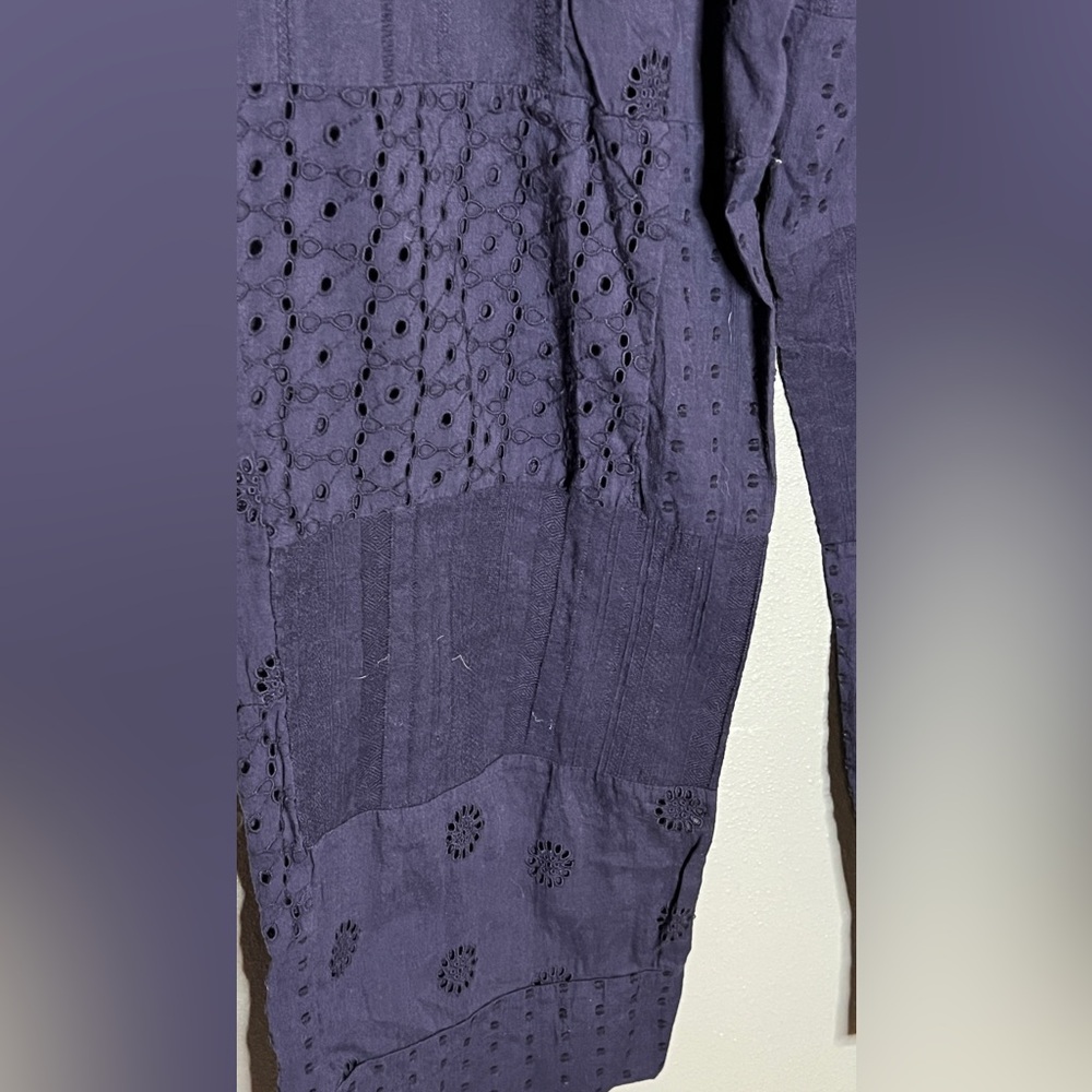 Zara Patchwork Pants M - image 3